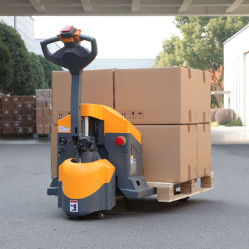 Electric Walkie Pallet Truck| 4400 lb| Lowered Ht. 3 in| Fork Size 48 x 27"| Wt. 530 lb| 24V/105AH| Apollo Forklift A-1030